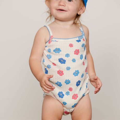 【 MINI RODINI 】Table tennis patch nylon cap -Blue