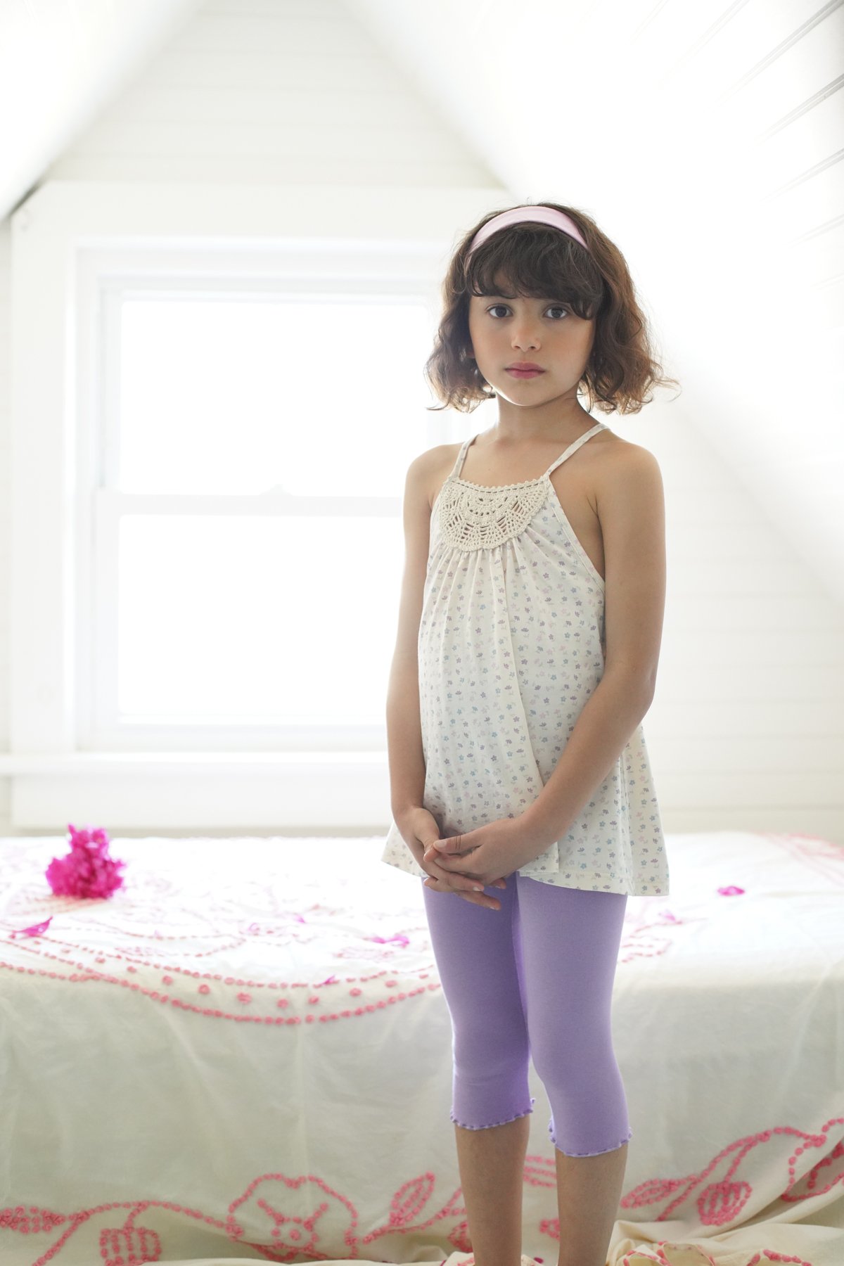 SOOR PLOOM 】Capri Legging, Pansy (10y,12y) |