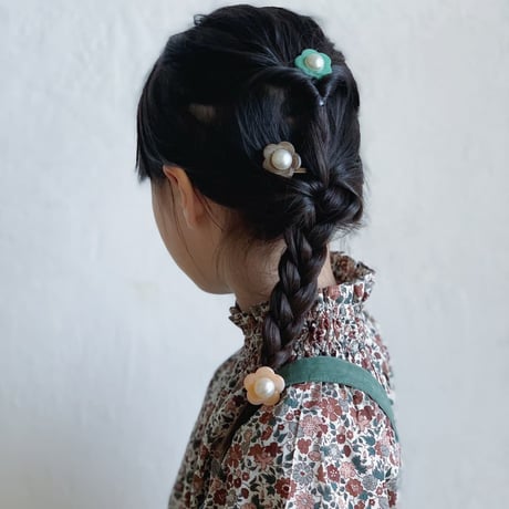 【HOME & LINEN】 Flower - Hair elastic