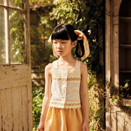 【 Apolina 】 ROSALIE SUNTOP - CREAM