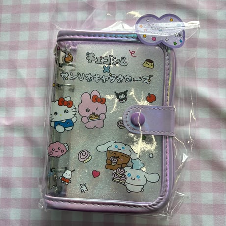 【sanrio】チェゴシム×サンリオ シールバインダー  パープル