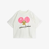 【 MINI RODINI 】Table tennis sp ss tee -White