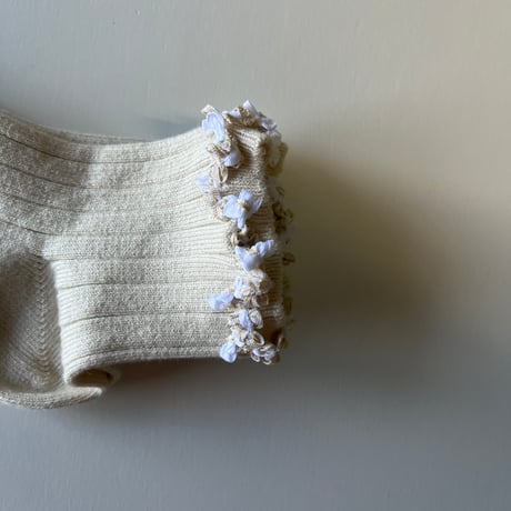 【 Collegien × mik&co 】Rococo frill ankle socks