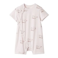 【 gelato pique 】 PBCO262451 BABY接触冷感ｼｰｱﾆﾏﾙ柄ﾛﾝﾊﾟｰｽ PNK（size 70, 80）
