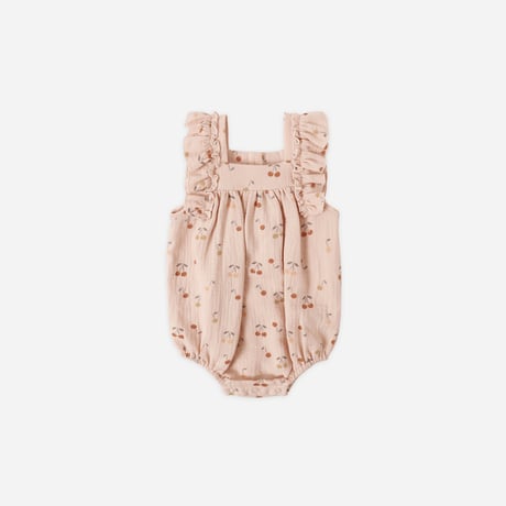 【Quincy Mae】 MAYA ROMPER || CHERRIES