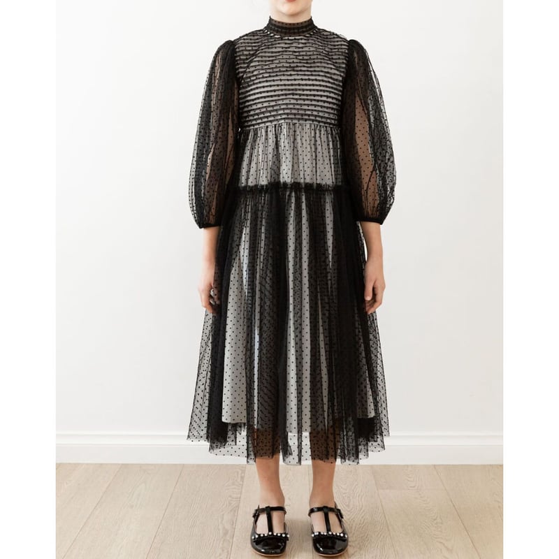 Petite amalie】Dotty Tulle Dress | MIK & CO