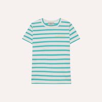 【The Campamento＆Zoey Kim】 Stripe T-Shirt - Blue