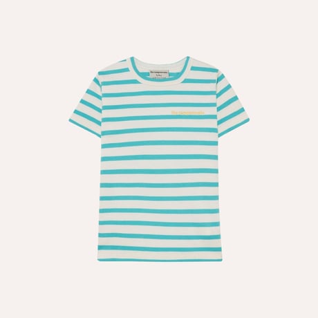 【The Campamento＆Zoey Kim】 Stripe T-Shirt - Blue