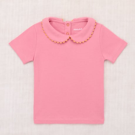 【Misha&Puff】 RICKRACK COLLAR TEE (AZALEA)
