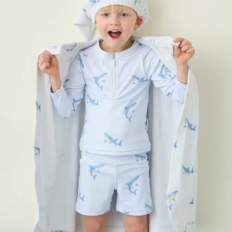 【 gelato pique 】 PKCT262408 KIDSｽｲﾑｳｪｱ BLU（size 90~120）