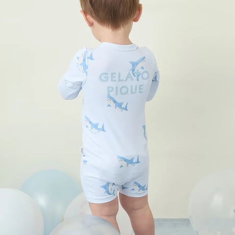 【 gelato pique 】 PBCO262407 BABYｽｲﾑｳｪｱ BLU（size 80）