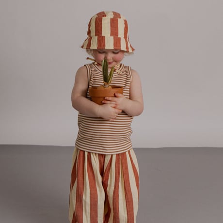 【organic zoo】 Tomato Stripes Resort Pants