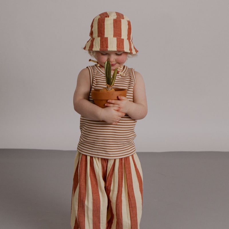 organic zoo】 Tomato Stripes Resort Pants | MIK