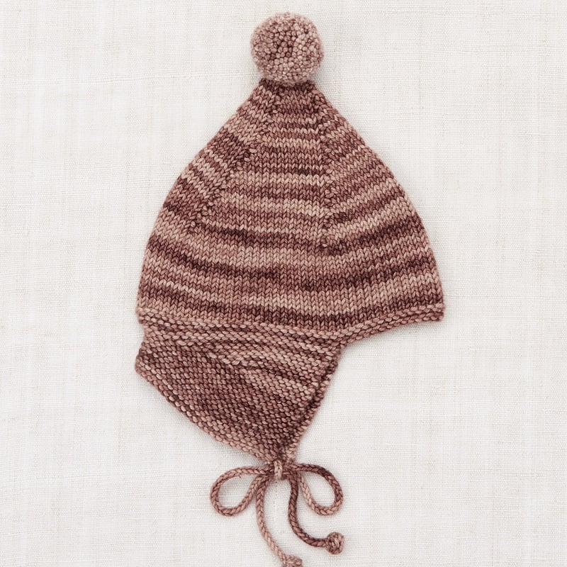 Misha&Puff】Baby Pointy Peak Hat (Affogato) | M