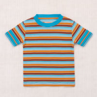 【Misha&Puff】REC TEE (BRIGHT SKY AVENUE STRIPE) (4y,5y,8y)