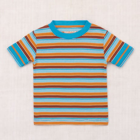 【Misha&Puff】REC TEE (BRIGHT SKY AVENUE STRIPE)