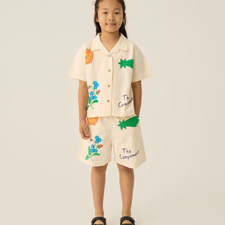 【The Campamento】 Drawings Ecru Shorts - ECRU
