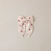 【 NORALEE 】EVERLY BOW | RED HEARTS