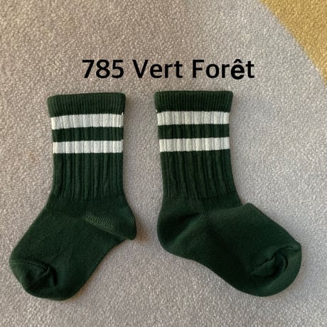 【collegien】8470 Nico - Ribbed Varsity Crew Socks