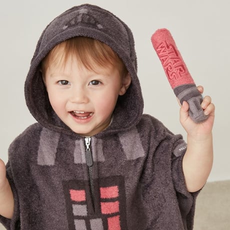 【 gelato pique 】STAR WARS　ベビーポンチョ　GRN(ヨーダ)/DGRY(ダースベイダー)