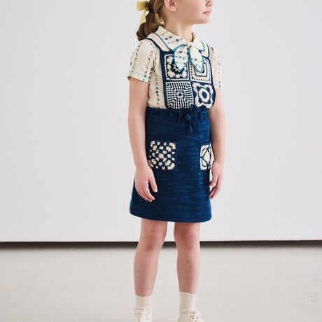【Misha&Puff】Crochet Afghan Pinafore/ Celestial