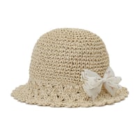 【 Jamie kay 】 JKGH262953 ｽﾄﾛｰﾘﾎﾞﾝﾊｯﾄ LBEG（size S, M）