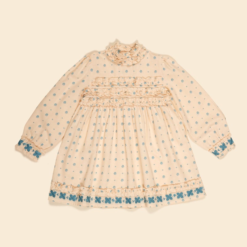 Apolina - Bunny Hill Boutique apolina 5-7y Penny Smock Dress - Cashew