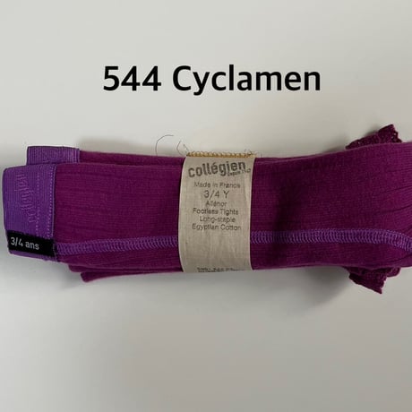 【 Collegien 】5981  Aliénor - Lace-trim Ribbed Footless Tights