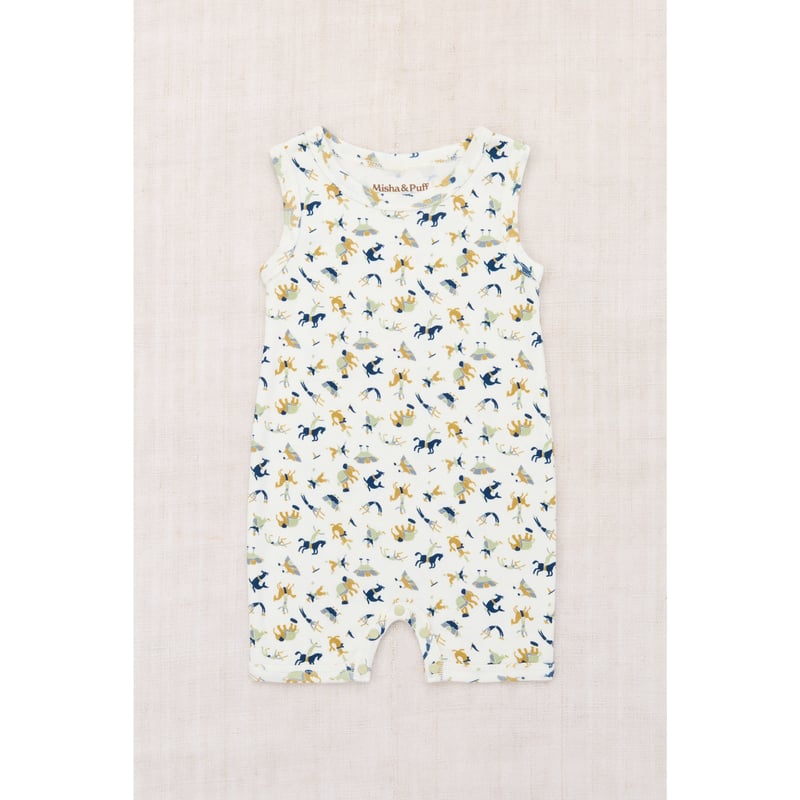 Misha&Puff】BABY TANK ROMPER (MARZIPAN CIRCUS)