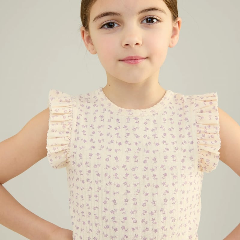 トップス SOOR PLOOM FLUTTER TEE ROSEBUD 2Y/92cm Flutter Tee – Soor Ploom