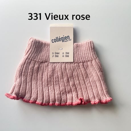 【 Collegien 】8510 Virginie - Ribbed Merino Wool Neck Warmer