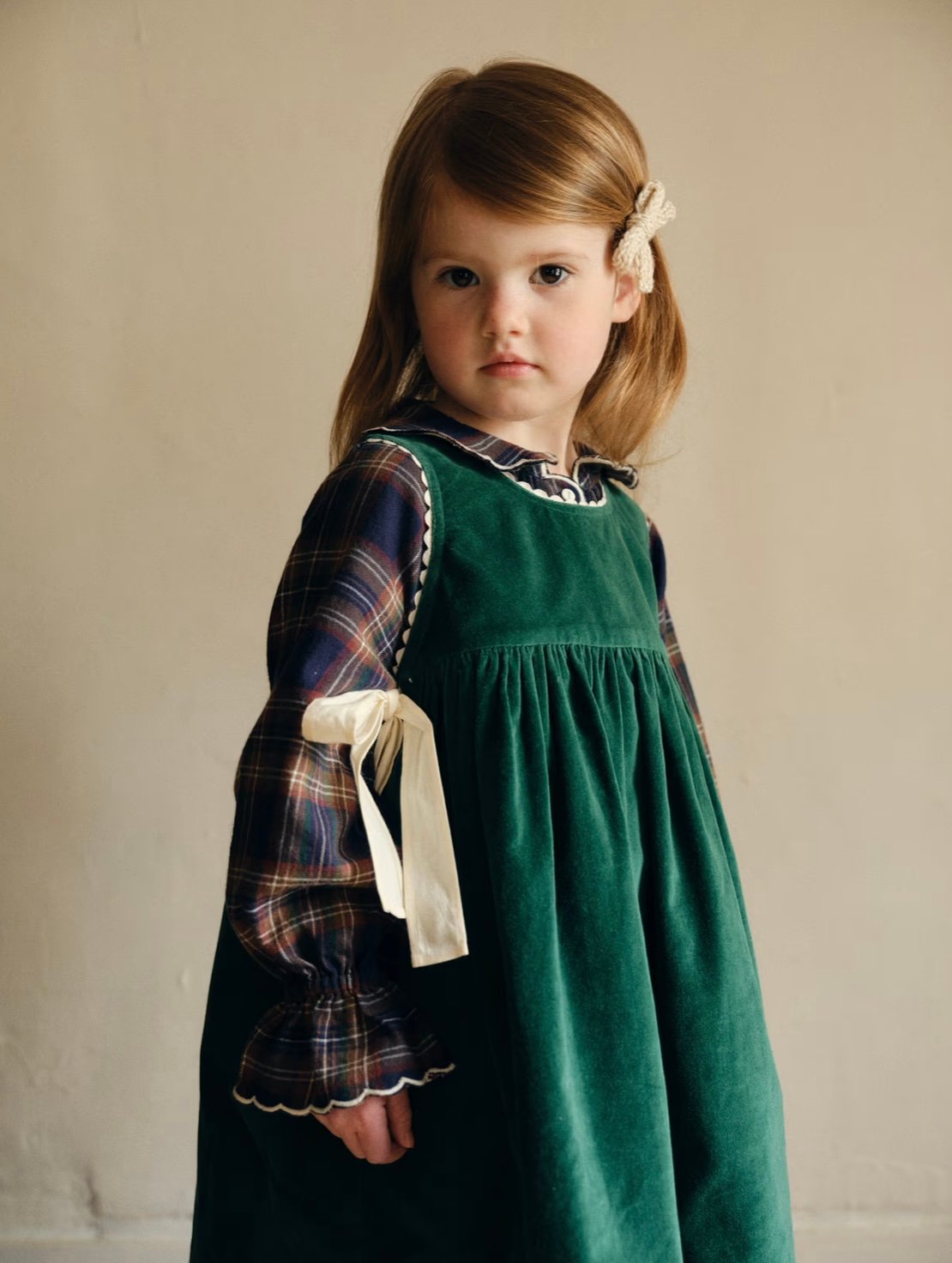 Misha&Puff】Velvet Esme Dress (Laurel) | MIK & CO