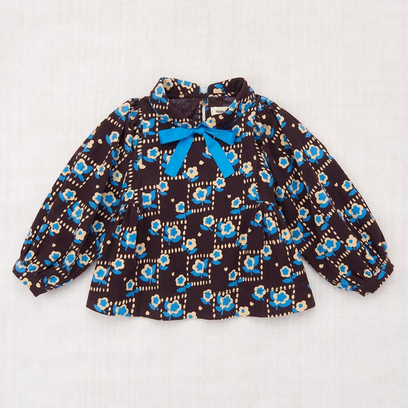 Misha&Puff】Corduroy Zora Blouse (Raisin Window