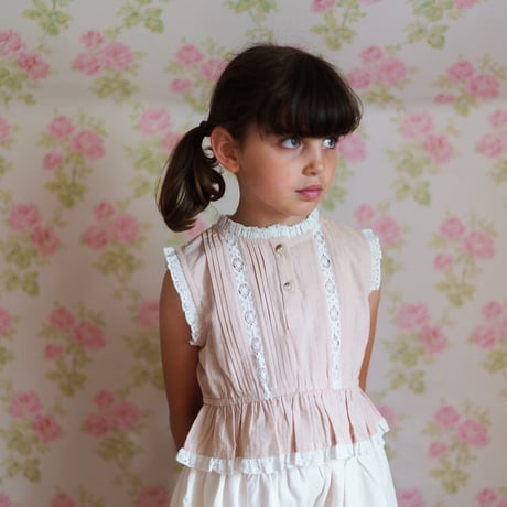 【 little cotton clothes 】Fay blouse in powder