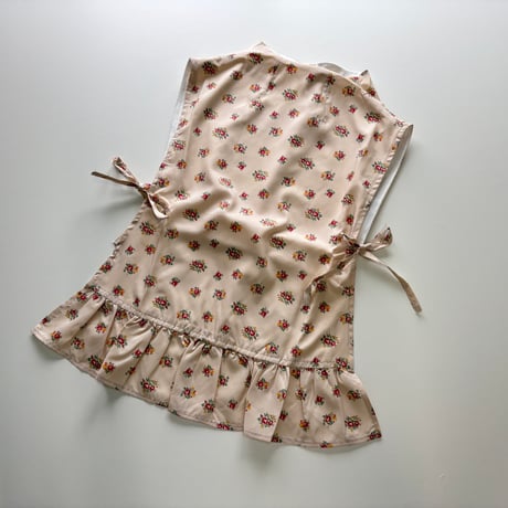 【mik＋】Original Tunic  Apron - Floral - Natural（S/M/L）