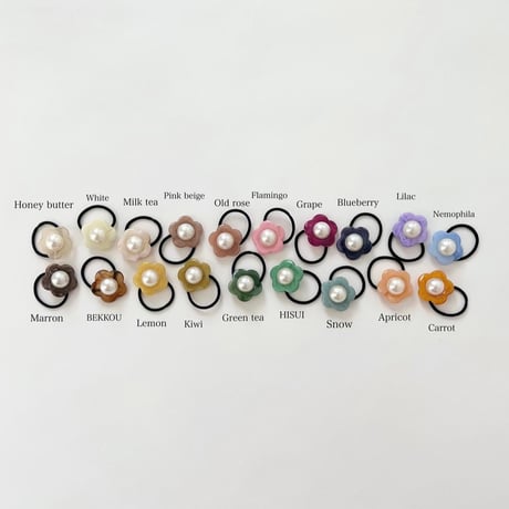 【HOME & LINEN】 Flower - Hair elastic