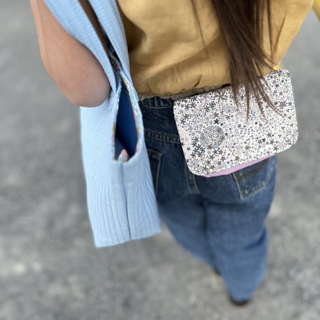 【mik+】Pocket Pouch - Purple Pink Adelajda