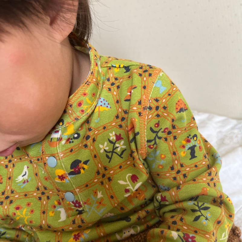Misha & Puff Pattie Top - Leaf Lattice | Baby S - トップス