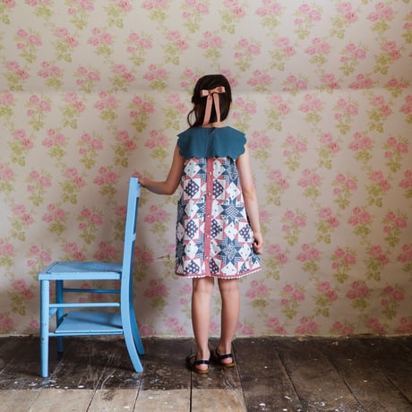 【 little cotton clothes 】Hannah Dress Patchwork Floral
