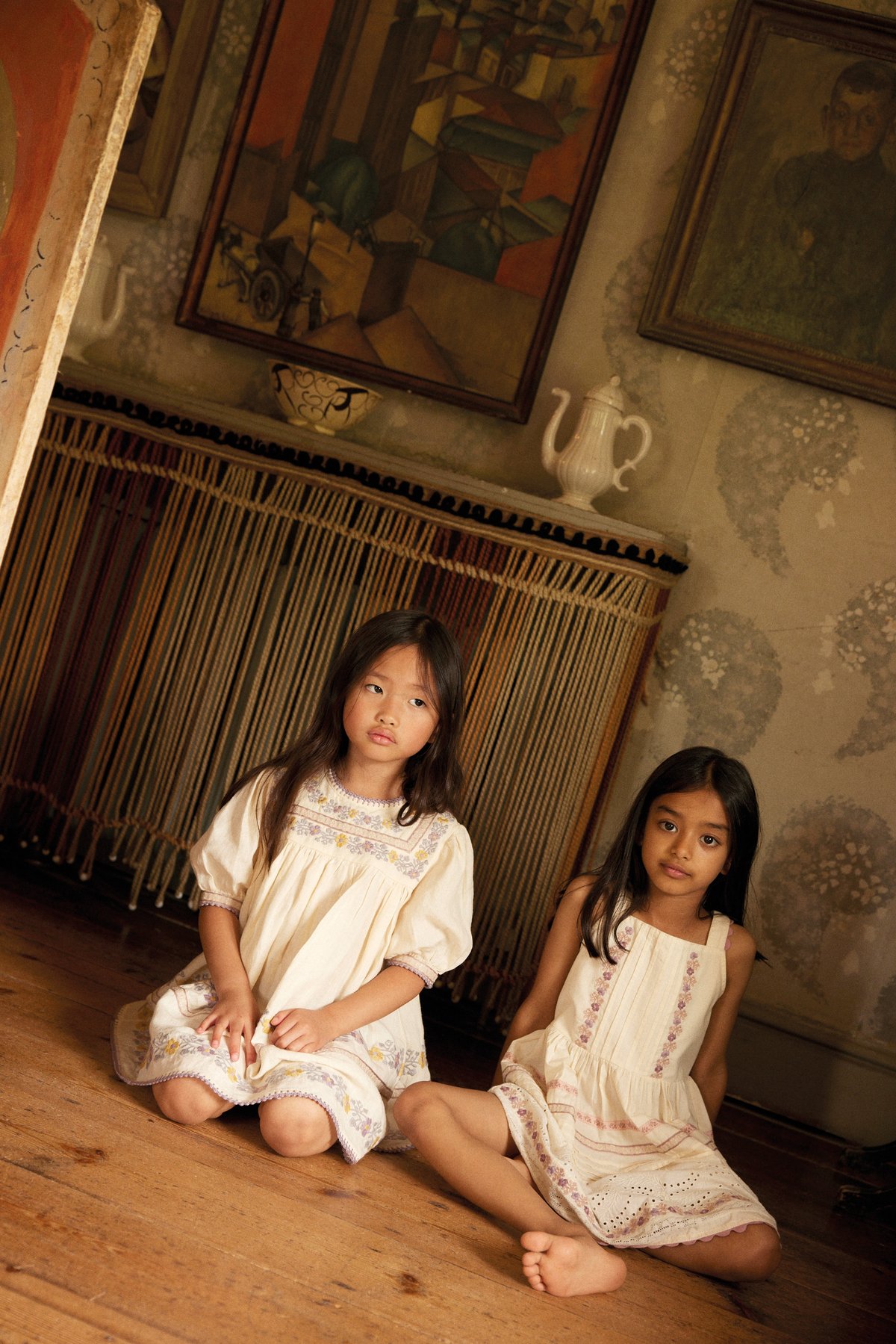 last 1【 Apolina 】 PATSY RIBBONS DRESS - CREAM |