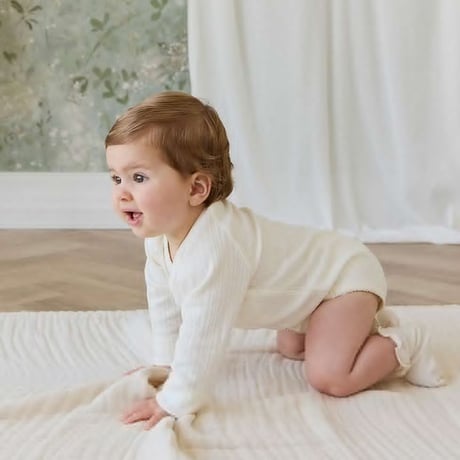 【 Jamie kay 】 JBCO262037 OCﾎﾟｲﾝﾃｰﾙﾎﾞﾃﾞｨｽｰﾂ Parchment  OWHT（size 60~80）