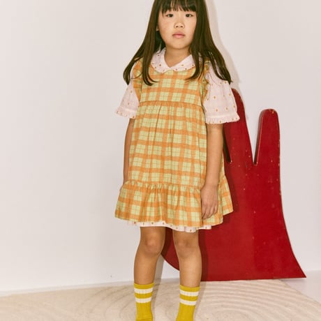 【Misha&Puff】 VOYAGE DRESS (AZALEA BLOSSOM PLAID)
