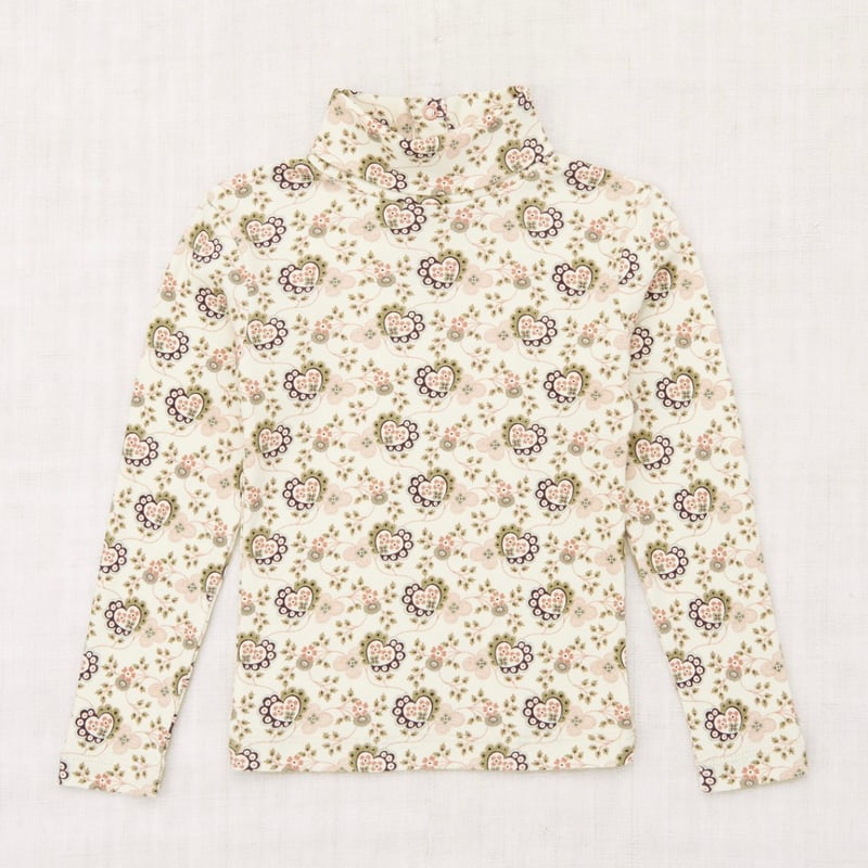 新品タグ付き‼︎misha&puff タートルネック 5y ミーシャアンドパフ 美品》Misha&Puff メダリオン ブラック タートルネック 5y