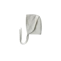 【Quincy Mae】 BUNNY BONNET || SAGE GINGHAM