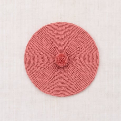 【Misha&Puff】Crochet Beret (Rosewood)