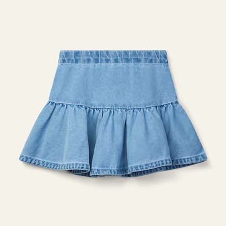 【Wynken】CLOUD SKIRT - MID WASH DENIM