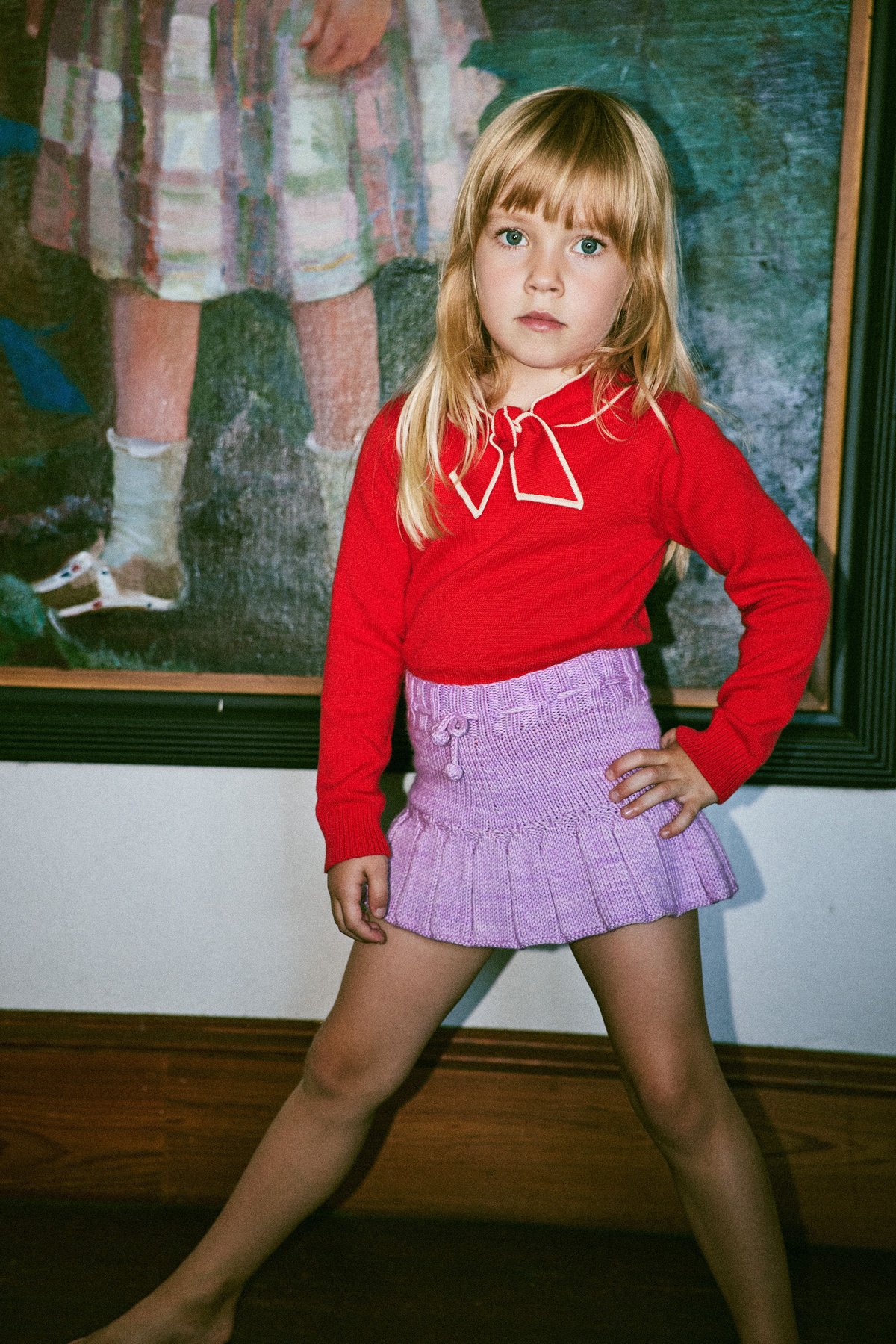 【Misha&Puff】Skating Pond Skirt-665 Pink Lilac (KIDS) 10y