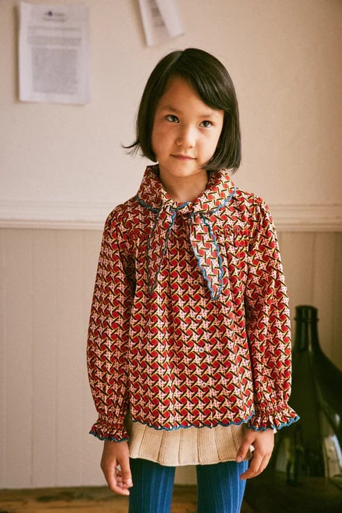 Misha&Puff】Miki Top -044 Berry Lattice | MIK & CO Misha&Puff】Miki Top -044 Berry Lattice | MIK & CO