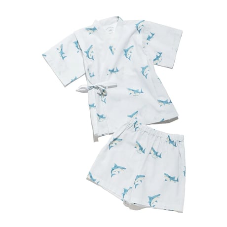 【 gelato pique 】 PKFT262411 KIDS甚平 BLU（size 90~110）