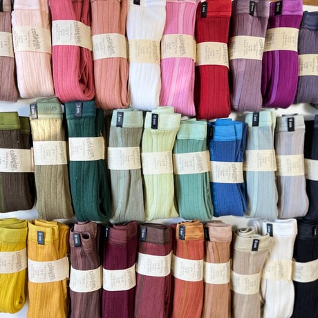 【Collegien】5990  Louise - Ribbed Tights